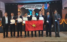 Lần đầu tiên dự, VN đoạt giải bạc Olympic thiên văn học
