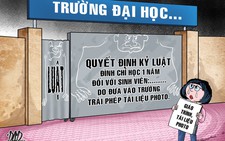 Sẽ xem lại mức kỷ luật sinh viên đưa giáo trình photo vào trường