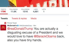 ​Tin tặc tấn công McDonald, chửi xéo ông Trump