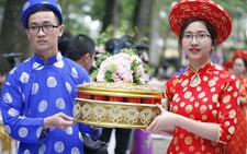 36 bạn trẻ và 36 cụ già cùng cưới trong Ngày hạnh phúc