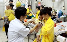 ​Thời tiết thay đổi, nhiều trẻ mắc các bệnh về hô hấp
