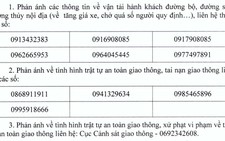 ​Công bố 11 số đường dây nóng an toàn giao thông dịp nghỉ lễ