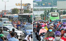 Dân về sau lễ, cửa ngõ Hà Nội, TP.HCM 'nghẹt thở'