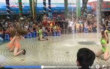 Múa 'mát mẻ' tại Đầm Sen, khán giả bức xúc