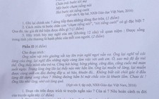 Thí sinh Hà Nội bất ngờ với đề thi văn tuyển sinh lớp 10