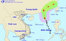Bão số 1 hướng vào Trung Quốc, nam Biển Đông tiếp tục có mưa