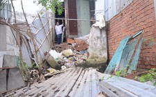 ​Thêm một căn nhà ở Cần Giuộc sập trong đêm vì sạt lở