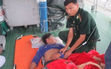 Cứu sống ba ngư dân ngạt khí dưới hầm cá ngoài biển