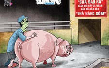 Khổ vì phải đi nhờ 'cửa nhà hàng xóm'