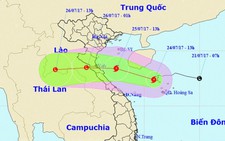 Bão số 4 vẫn mạnh cấp 8, di chuyển chậm về phía tây