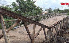 Sập cầu trên đường huyết mạch, hơn một vạn dân gặp khó khăn