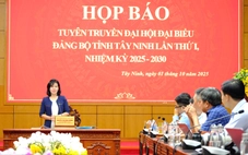 Đại hội Đảng bộ tỉnh Tây Ninh lần thứ I sẽ diễn ra từ ngày 8 đến 10-10-2025