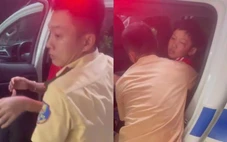 Dùng xe tuần tra, cảnh sát giao thông đưa bé trai xuất huyết não đi cấp cứu