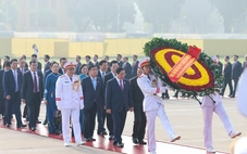 Đoàn đại biểu dự Đại hội Đảng bộ Chính phủ vào Lăng viếng Chủ tịch Hồ Chí Minh