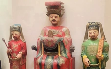 Độc đáo bộ tượng Ngọc Hoàng, Diêm Vương bằng gốm Sài Gòn xưa