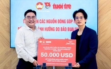 Ca sĩ Hà Anh Tuấn trao 50.000 USD ủng hộ người dân bị thiệt hại do cơn bão Bualoi