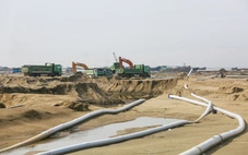 Đô thị lấn biển 2.870ha tại Cần Giờ đã san lấp gần xong, hoàn thành trong tháng 11