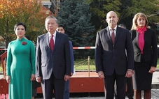 Lễ đón trọng thể Tổng Bí thư Tô Lâm tại Bulgaria