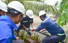 Người dân doi Mỹ Khánh, Cần Giờ thoát cảnh cúp nước không biết bể ống ở đâu