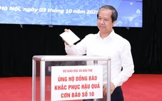 Bộ trưởng Nguyễn Kim Sơn: Hàng triệu học sinh vẫn chưa thể tới trường vì bão số 10