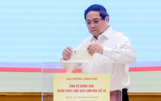 Thủ tướng ủng hộ đồng bào bị thiệt hại do bão lũ