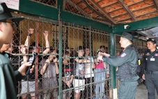 Hình ảnh công an Việt Nam đột kích sào huyệt lừa đảo qua mạng hơn 300 tỉ đồng ở Campuchia