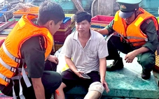Tàu cá chìm ở biển Côn Đảo, 8 ngư dân được cứu kịp thời