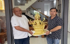Bắt 3 người vào chùa trộm tượng đồng thỉnh từ Thái Lan