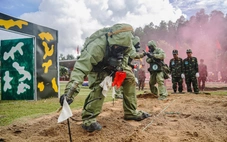 Binh chủng Hóa học tổ chức hội thao ứng phó sự cố chất độc, phóng xạ