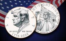 Mỹ dự định in hình ông Trump lên đồng xu kỷ niệm 250 năm ngày lập quốc