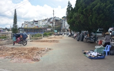 Dỡ bỏ ki-ốt chợ đồ len Đà Lạt, trồng hoa chỉnh trang đô thị