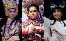 Bình Tinh khóc nức nở nhìn con trai cố nghệ sĩ Chinh Nhân ca diễn trên sân khấu Huỳnh Long