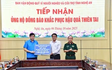 TP.HCM hỗ trợ Nghệ An 7 tỉ đồng khắc phục hậu quả bão Bualoi