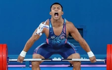 Lực sĩ Thái Lan gây sốc, nâng mức tạ chưa từng thấy ở giải thế giới