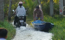 ĐBSCL đối diện với nguy cơ ngập diện rộng do triều cường, lũ thượng nguồn và mưa lớn kéo dài