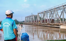 Lũ trên sông Thương cuồn cuộn chảy, sẽ vượt mốc lịch sử năm 1986