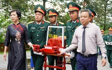 Dâng hương tưởng niệm 29 hài cốt liệt sĩ vừa được quy tập tại Thành cổ Quảng Trị