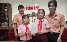 Học sinh tiểu học dành tiền tiêu vặt giúp bạn miền Trung ‘lợp lại mái nhà’