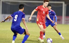 Việt Nam - Nepal (hiệp 1) 1-1: Shrestha đánh đầu gỡ hòa
