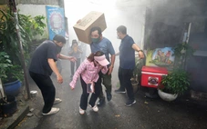 Phường Xuân Hòa thực tập chữa cháy, hướng dẫn dân thoát nạn nơi bít bùng