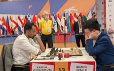 Lê Quang Liêm chia điểm tại ván đầu tiên vòng 4 World Cup cờ vua 2025