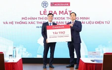 Agribank tài trợ ki ốt thông minh góp phần cải cách hành chính