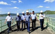 Đoàn công tác EVNGENCO2 làm việc tại Công ty Thủy điện An Khê - Ka Nak