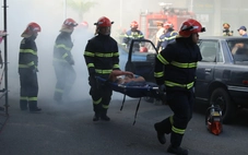 Hơn 3.000 người diễn tập chữa cháy, cứu nạn cứu hộ tại tòa nhà chung cư