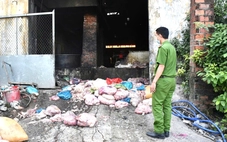 Phát hiện cơ sở chế biến mỡ động vật trái phép nằm trong khu vực nghĩa trang