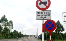 Vẫn giữ biển cấm xe 3 trục trên cầu Rạch Miễu dù Rạch Miễu 2 đã thông xe