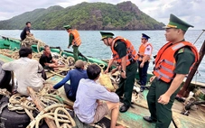 Chìm tàu cá ở vùng biển Côn Đảo, 5 ngư dân được cứu kịp thời