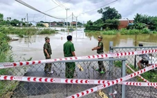 Mưa lớn, một số vùng ở Bình Định cũ bị ngập lụt