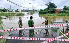 Mưa lớn, một số vùng ở Bình Định cũ bị ngập lụt
