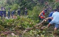 Nhiều tỉnh lộ, đường liên xã miền núi Khánh Hòa bị sạt lở, nước lớn cuốn trôi